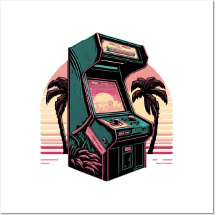 Retro Arcade Machine Posters and Art